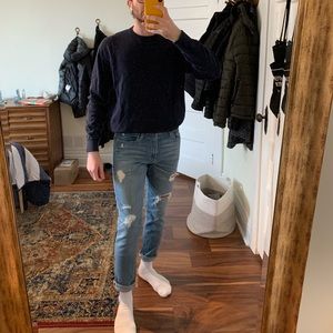 Oversized Zara crewneck sweater